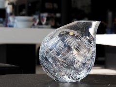 Krištáľová váza, INDUSTRY, Gold Crystal