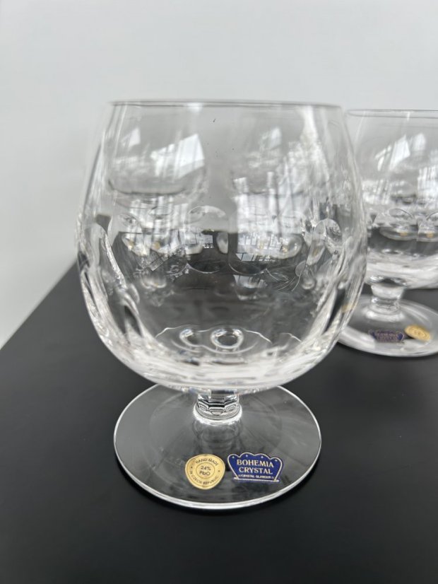 Sklenice na koňak, Glamour Crystal, 230 ml, 5 ks