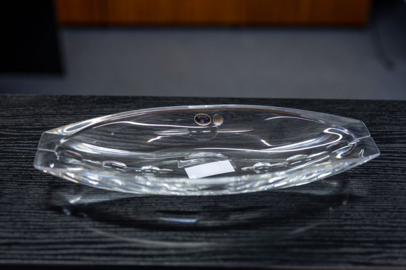Skleněná mísa Gondola, Crystal Bohemia Poděbrady