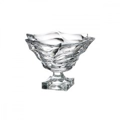 Mísa FLAMENCO 29,5 cm – křišťálový design na noze od Bohemia Treasury