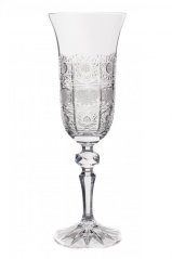 Brúsené poháre na šampanské, Royal Crystal, 150 ml.