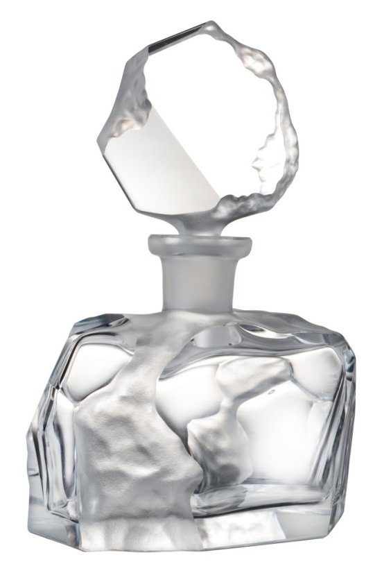 Umělecký křišťálový flakon na parfém inspirovaný útesem, exkluzivně v Royal Crystal