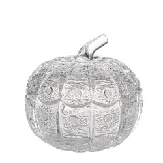 Broušená dóza dýně, Royal Crystal, 18 cm