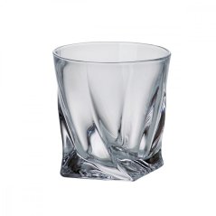 Sklenice, Crystalite Bohemia, QUADRO, 340 ml