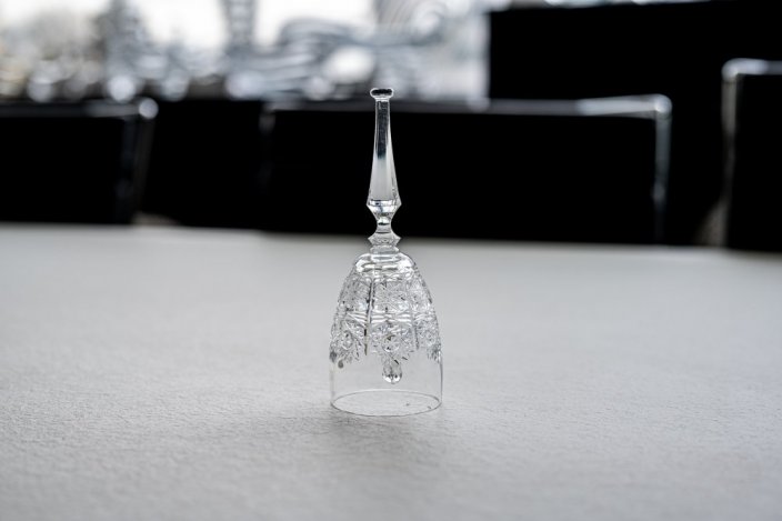 Krištáľový brúsený zvonček, Royal Crystal, 15,5 cm