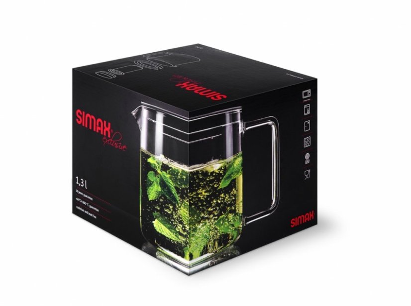 Skleněná konvice, Simax exclusive 1,3 L, FROM