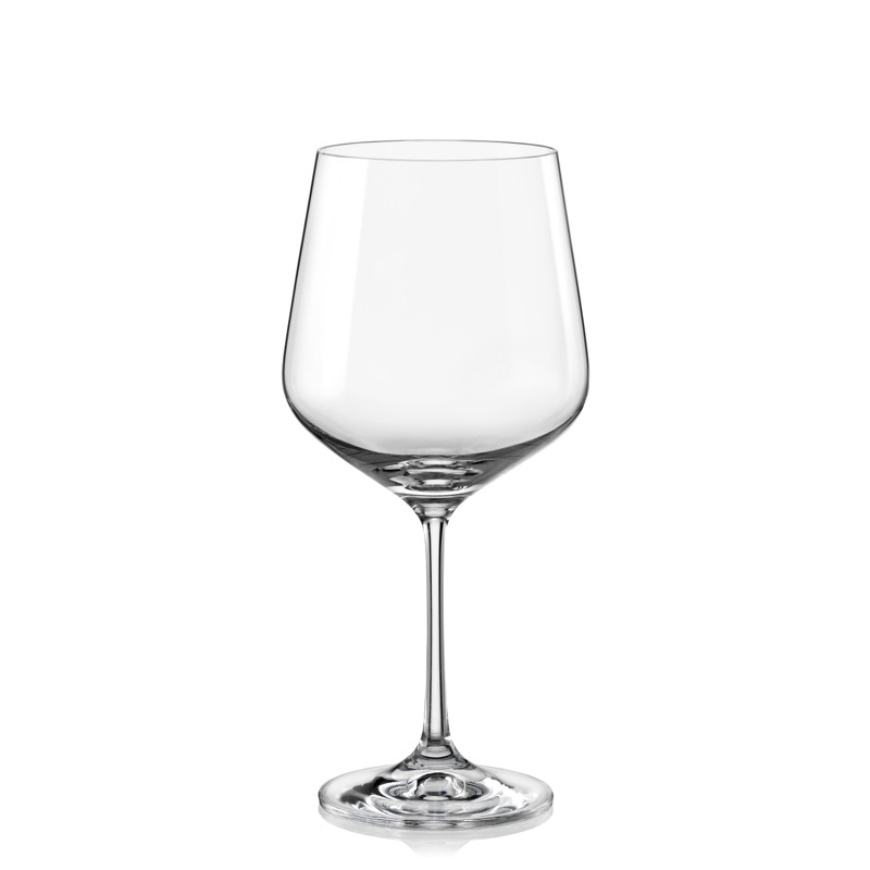 Sklenice na červené víno, Crystalex, SANDRA, 570 ml, 6 ks