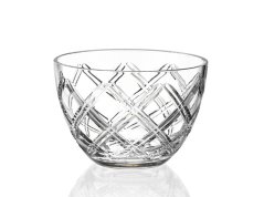 Křišťálová mísa, BORDER, Gold Crystal, 21 cm