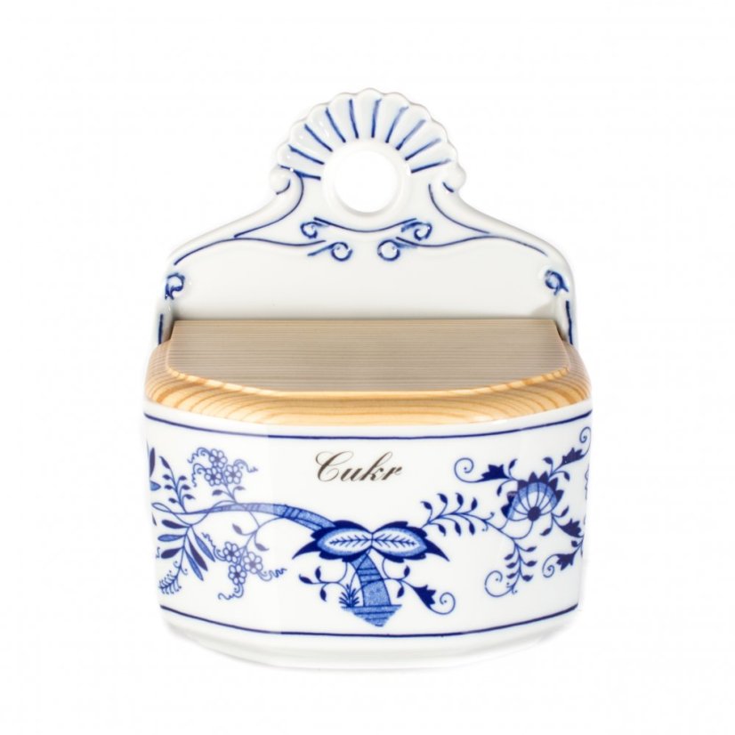 Dóza závěsná, Český porcelán Dubí, CIBULÁK