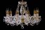 Krištáľový luster, Royal Crystal, zlacený - 10 žiarovek
