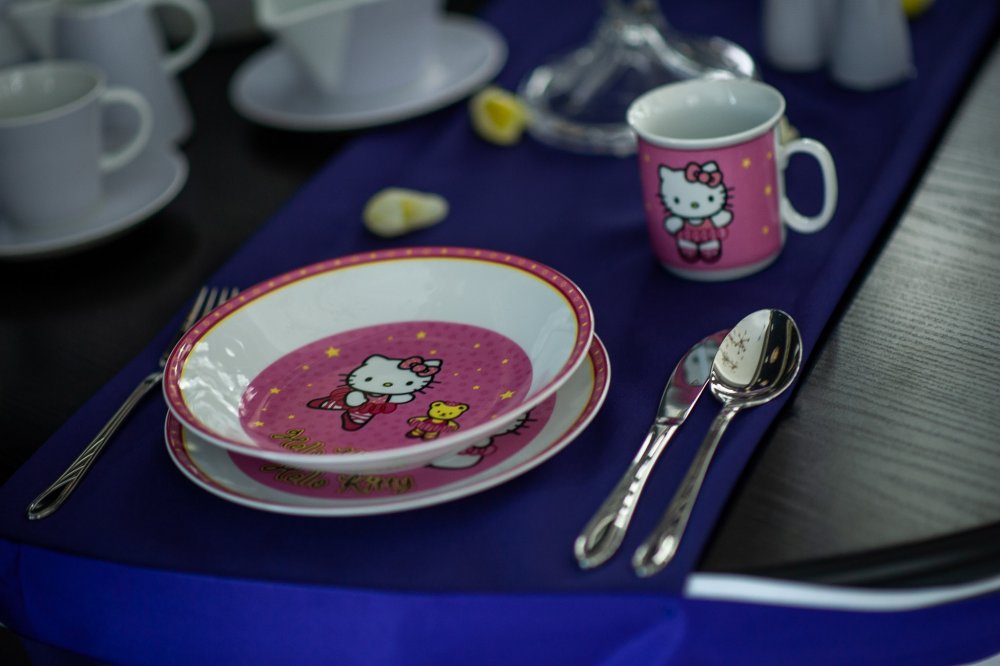 Dětská jídelní souprava Hello Kitty